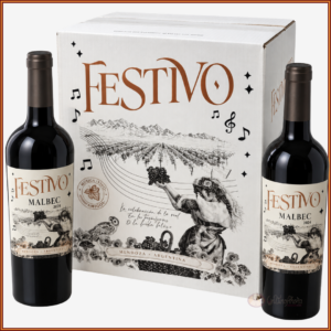 Caja de 6 botellas de Festivo Malbec