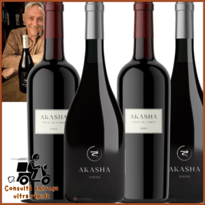 Mix de 4 botellas Akasha, el vino de Pedro Aznar