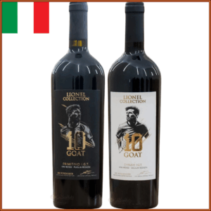Caja surtida de 2 botellas de Lionel Goat 10 Primitivo & Lionel Goat 10 Syrah