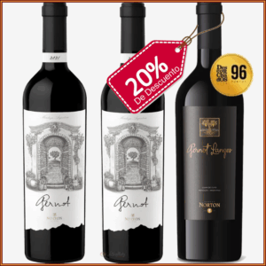 3 botellas Norton Gernot Langes (2 cosecha 2021 + 1 cosecha 2019)