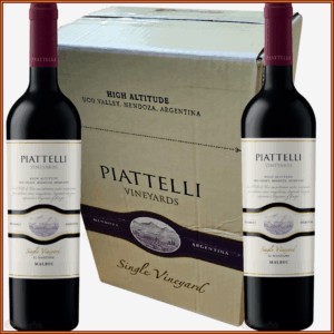 Caja de 6 botellas de Piattelli Single Vineyard Malbec Mendoza