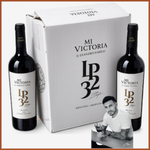 Caja de 6 botellas de Mi Victoria LP32 Malbec 2020 el vino de Leandro Paredes