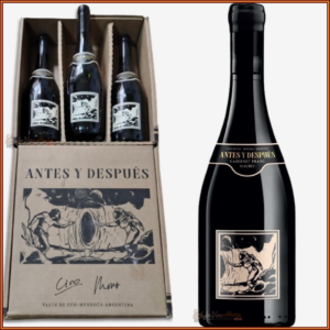 Caja de 3 botellas de Después Malbec Cabernet Franc 2023
